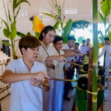 โครงการหล่อเทียนและถวายเทียนจำนำพรรษา ประจำปี 2562