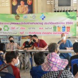 ลงพื้นที่เพื่อรับฟังความคิดเห็นและประชาคมหมู่บ้าน เรื่องการบริหารจัดการขยะมูลฝอยในชุมชนโดยชุมชน ภายใต้โครงการจัดการขยะมูลฝอยแบบยั่งยืนสร้างตำบลน่าอยู่ ประจำปีงบประมาณ พ.ศ. ๒๕๖๖