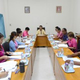 ประชุมคณะกรรมการสนับสนุนการจัดทำแผนพัฒนาท้องถิ่น เพื่อจัดทำร่างแผนการดำเนินงาน ประจำปีงบประมาณ พ.ศ. ๒๕๖๗ เทศบาลตำบลสันทราย