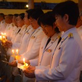 ทศบาลตำบลสันทราย ร่วมพิธีวางพานพุ่มถวายราชสักการะและจุดเทียนถวายพระพรชัยมงคล กล่าวคำสดุดีเฉลิมพระเกียรติ เบื้องหน้าพระฉายาลักษณ์ สมเด็จพระนางเจ้าสิริกิติ์ พระบรมราชินีนาถ พระบรมราชชนนีพันปีหลวง เนื่องในโอกาสวันเฉลิมพระชนมพรรษา