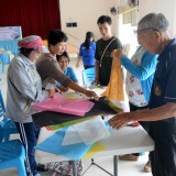 เทศบาลตำบลสันทรายจัดอบรมโครงการส่งเสริมและพัฒนาอาชีพผู้พิการตำบลสันทราย กิจกรรม "ฝึกอบรมการทำการบูรถุงหอม"