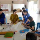 เทศบาลตำบลสันทรายจัดอบรมโครงการส่งเสริมและพัฒนาอาชีพผู้พิการตำบลสันทราย กิจกรรม "ฝึกอบรมการทำการบูรถุงหอม"