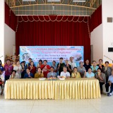 เทศบาลตำบลสันทรายจัดอบรมโครงการส่งเสริมและพัฒนาอาชีพผู้พิการตำบลสันทราย กิจกรรม "ฝึกอบรมการทำการบูรถุงหอม"