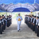 พิธีอัญเชิญเงินขวัญถุงพระราชทานกองทุนแม่ของแผ่นดินและพิธีแลกเงินขวัญถุงพระราชทาน