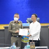 การประชุมประจำเดือนหัวหน้าส่วนราชการ หัวหน้าหน่วยงานรัฐ รัฐวิสาหกิจ องค์กรปกครองส่วนท้องถิ่น อำเภอฝาง ครั้งที่ ๓/๒๕๖๖
