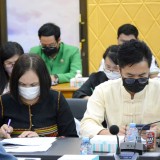 การประชุมประจำเดือนหัวหน้าส่วนราชการ หัวหน้าหน่วยงานรัฐ รัฐวิสาหกิจ องค์กรปกครองส่วนท้องถิ่น อำเภอฝาง ครั้งที่ ๓/๒๕๖๖