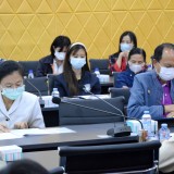 การประชุมประจำเดือนหัวหน้าส่วนราชการ หัวหน้าหน่วยงานรัฐ รัฐวิสาหกิจ องค์กรปกครองส่วนท้องถิ่น อำเภอฝาง ครั้งที่ ๓/๒๕๖๖