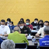 การประชุมประจำเดือนหัวหน้าส่วนราชการ หัวหน้าหน่วยงานรัฐ รัฐวิสาหกิจ องค์กรปกครองส่วนท้องถิ่น อำเภอฝาง ครั้งที่ ๓/๒๕๖๖