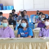 กิจกรรมอบรมให้ความรู้ตามโครงการป้องกันและควบคุมโรคติดต่อ โรคระบาด โรคอุบัติใหม่ และโรคอุบัติซ้ำ ประจำปีงบประมาณ พ.ศ. ๒๕๖๕