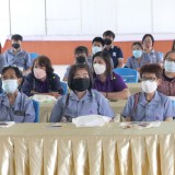 กิจกรรมอบรมให้ความรู้ตามโครงการป้องกันและควบคุมโรคติดต่อ โรคระบาด โรคอุบัติใหม่ และโรคอุบัติซ้ำ ประจำปีงบประมาณ พ.ศ. ๒๕๖๕