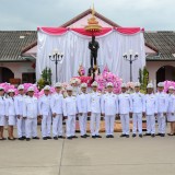 พิธีวางพวงมาลาในกิจกรรมน้อมรำลึกในพระมหากรุณาธิคุณ เนื่องในวันคล้ายวันสวรรคตพระบาทสมเด็จพระจุลจอมเกล้าเจ้าอยู่หัว ๒๓ ตุลาคม ๒๕๖๕