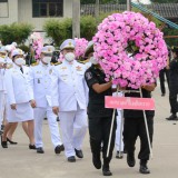 พิธีวางพวงมาลาในกิจกรรมน้อมรำลึกในพระมหากรุณาธิคุณ เนื่องในวันคล้ายวันสวรรคตพระบาทสมเด็จพระจุลจอมเกล้าเจ้าอยู่หัว ๒๓ ตุลาคม ๒๕๖๕