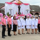 พิธีวางพวงมาลาในกิจกรรมน้อมรำลึกในพระมหากรุณาธิคุณ เนื่องในวันคล้ายวันสวรรคตพระบาทสมเด็จพระจุลจอมเกล้าเจ้าอยู่หัว ๒๓ ตุลาคม ๒๕๖๕