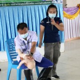 กิจกรรมอบรมให้ความรู้ตามโครงการอบรมเชิงปฏิบัติการให้ความรู้การปฐมพยาบาลเบื้องต้นและการฟื้นคืนชีพขั้นพื้นฐาน CPR ให้กับประชาชนในพื้นที่ตำบลสันทราย ประจำปีงบประมาณ พ.ศ. ๒๕๖๕