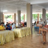 โครงการพัฒนาทักษะอาชีพในผู้สูงอายุตำบลสันทราย “กิจกรรมอบรมการทำโคมไฟล้านนา”