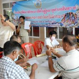 โครงการพัฒนาทักษะอาชีพในผู้สูงอายุตำบลสันทราย “กิจกรรมอบรมการทำโคมไฟล้านนา”