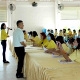 โครงการฝึกอบรมพัฒนาศักยภาพกลุ่มสตรีแม่บ้านเทศบาลตำบลสันทราย