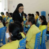 โครงการฝึกอบรมพัฒนาศักยภาพกลุ่มสตรีแม่บ้านเทศบาลตำบลสันทราย