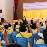 โครงการฝึกอบรมพัฒนาศักยภาพกลุ่มสตรีแม่บ้านเทศบาลตำบลสันทราย