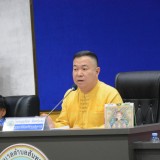 การประชุมคณะผู้บริหาร และหัวหน้าส่วนราชการ สมาชิกสภาเทศบาลตำบลสันทราย และกำนัน/ผู้ใหญ่บ้านตำบลสันทราย