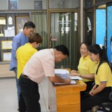 การประชุมคณะผู้บริหาร และหัวหน้าส่วนราชการ สมาชิกสภาเทศบาลตำบลสันทราย และกำนัน/ผู้ใหญ่บ้านตำบลสันทราย