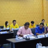 การประชุมคณะผู้บริหาร และหัวหน้าส่วนราชการ สมาชิกสภาเทศบาลตำบลสันทราย และกำนัน/ผู้ใหญ่บ้านตำบลสันทราย