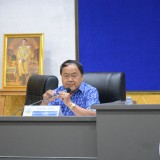 การประชุมคณะผู้บริหาร และหัวหน้าส่วนราชการ สมาชิกสภาเทศบาลตำบลสันทราย และกำนัน/ผู้ใหญ่บ้านตำบลสันทราย