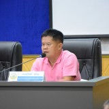 การประชุมคณะผู้บริหาร และหัวหน้าส่วนราชการ สมาชิกสภาเทศบาลตำบลสันทราย และกำนัน/ผู้ใหญ่บ้านตำบลสันทราย