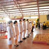 ร่วมพิธีวางพวงมาลาและถวายบังคม เนื่องในวันคล้ายวันสวรรคตพระบาทสมเด็จพระบรมชนกาธิเบศร มหาภูมิพลอดุลยเดชมหาราช บรมนาถบพิตร ประจำปี ๒๕๖๓