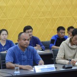 การประชุมคณะทำงานอาสาสมัครป้องกันภัยพลเรือน (อปพร.) ตำบลสันทราย
