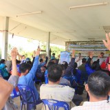 โครงการเวทีประชาคมหมู่บ้านตำบลสันทรายเพื่อจัดทำแผนพัฒนาสามปี