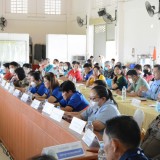 การประชุมเพื่อหารือแนวทางการดำเนินงานด้านสาธารณสุขในพื้นที่ตำบลสันทราย