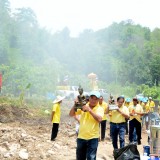  ร่วมโครงการและกิจกรรมเฉลิมพระเกียรติเนื่องในโอกาสมหามงคลพระราชพิธีบรมราชาภิเษก โครงการสืบชะตาสายน้ำมาวฟื้นฟูและพัฒนาลำน้ำ คูคลอง เพื่อสิ่งแวดล้อมและคุณภาพชีวิตประชาชน "กิจกรรมสืบชะตาสายน้ำ และพัฒนา ลำน้ำมาว" 