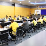 การประชุมคณะผู้บริหาร และหัวหน้าส่วนราชการเทศบาลตำบลสันทราย ครั้งที่ ๗ ประจำปี พ.ศ. ๒๕๖๘
