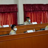 การประชุมสภาเทศบาลตำบลสันทราย เพื่อให้นายกเทศมนตรีตำบลสันทราย แถลงนโยบายต่อสภาฯ