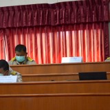 การประชุมสภาเทศบาลตำบลสันทราย เพื่อให้นายกเทศมนตรีตำบลสันทราย แถลงนโยบายต่อสภาฯ