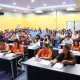 การประชุมซักซ้อมการดำเนินงานในการเลือกตั้งสมาชิกสภาเทศบาลและนายกเทศมนตรีตำบลสันทราย