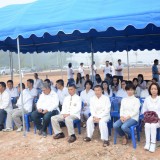 ทำพิธี บวงสรวงและตั้งศาลพระภูมิ ในสำนักงานเทศบาลแห่งใหม่