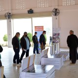 พิธีลงนามบันทึกข้อตกลงความร่วมมือ (MOU) การจัดการขยะมูลฝอยชุมชนโดยชุมชน และส่งมอบคืนถังขยะ ภายใต้โครงการจัดการขยะมูลฝอยแบบยั่งยืนสร้างตำบลน่าอยู่ ประจำปีงบประมาณ พ.ศ. ๒๕๖๔ จำนวน ๗ หมู่บ้าน