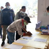 พิธีลงนามบันทึกข้อตกลงความร่วมมือ (MOU) การจัดการขยะมูลฝอยชุมชนโดยชุมชน และส่งมอบคืนถังขยะ ภายใต้โครงการจัดการขยะมูลฝอยแบบยั่งยืนสร้างตำบลน่าอยู่ ประจำปีงบประมาณ พ.ศ. ๒๕๖๔ จำนวน ๗ หมู่บ้าน