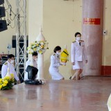 ร่วมพิธีวางพานพุ่มและถวายบังคม เนื่องในวันคล้ายวันบรมราชสมภพ พระบาทสมเด็จพระบรมชนกาธิเบศร มหาภูมิพลอดุลยเดชมหาราช บรมนาถบพิตร วันชาติ และวันพ่อแห่งชาติ ๕ ธันวาคม ๒๕๖๓