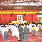 ร่วมพิธีวางพานพุ่มและถวายบังคม เนื่องในวันคล้ายวันบรมราชสมภพ พระบาทสมเด็จพระบรมชนกาธิเบศร มหาภูมิพลอดุลยเดชมหาราช บรมนาถบพิตร วันชาติ และวันพ่อแห่งชาติ ๕ ธันวาคม ๒๕๖๓