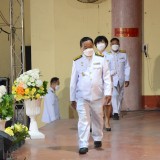 พิธีวางพานพุ่มดอกไม้และพิธีถวายบังคมวันพ่อแห่งชาติ ๕ ธันวาคม ๒๕๖๕