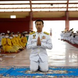 พิธีวางพานพุ่มดอกไม้และพิธีถวายบังคมวันพ่อแห่งชาติ ๕ ธันวาคม ๒๕๖๕