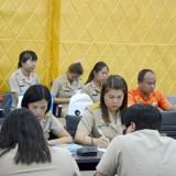 การประชุมพนักงานเทศบาลตำบลสันทราย ครั้งที่ ๑ ประจำปีงบประมาณ พ.ศ. ๒๕๖๖