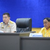 การประชุมพนักงานเทศบาลตำบลสันทราย ครั้งที่ ๑ ประจำปีงบประมาณ พ.ศ. ๒๕๖๖