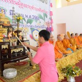 พิธีทำบุญอาคารสันทรายรวมใจ และพิธีเปิดโรงเรียนผู้สูงอายุตำบลสันทราย 