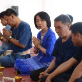 พิธีทำบุญอาคารสันทรายรวมใจ และพิธีเปิดโรงเรียนผู้สูงอายุตำบลสันทราย 