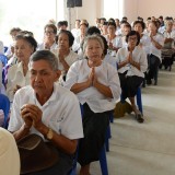 พิธีทำบุญอาคารสันทรายรวมใจ และพิธีเปิดโรงเรียนผู้สูงอายุตำบลสันทราย 