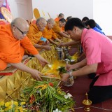 พิธีทำบุญอาคารสันทรายรวมใจ และพิธีเปิดโรงเรียนผู้สูงอายุตำบลสันทราย 